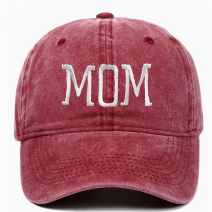 Matching MOM & DAD Snapback Hats Gift Set
