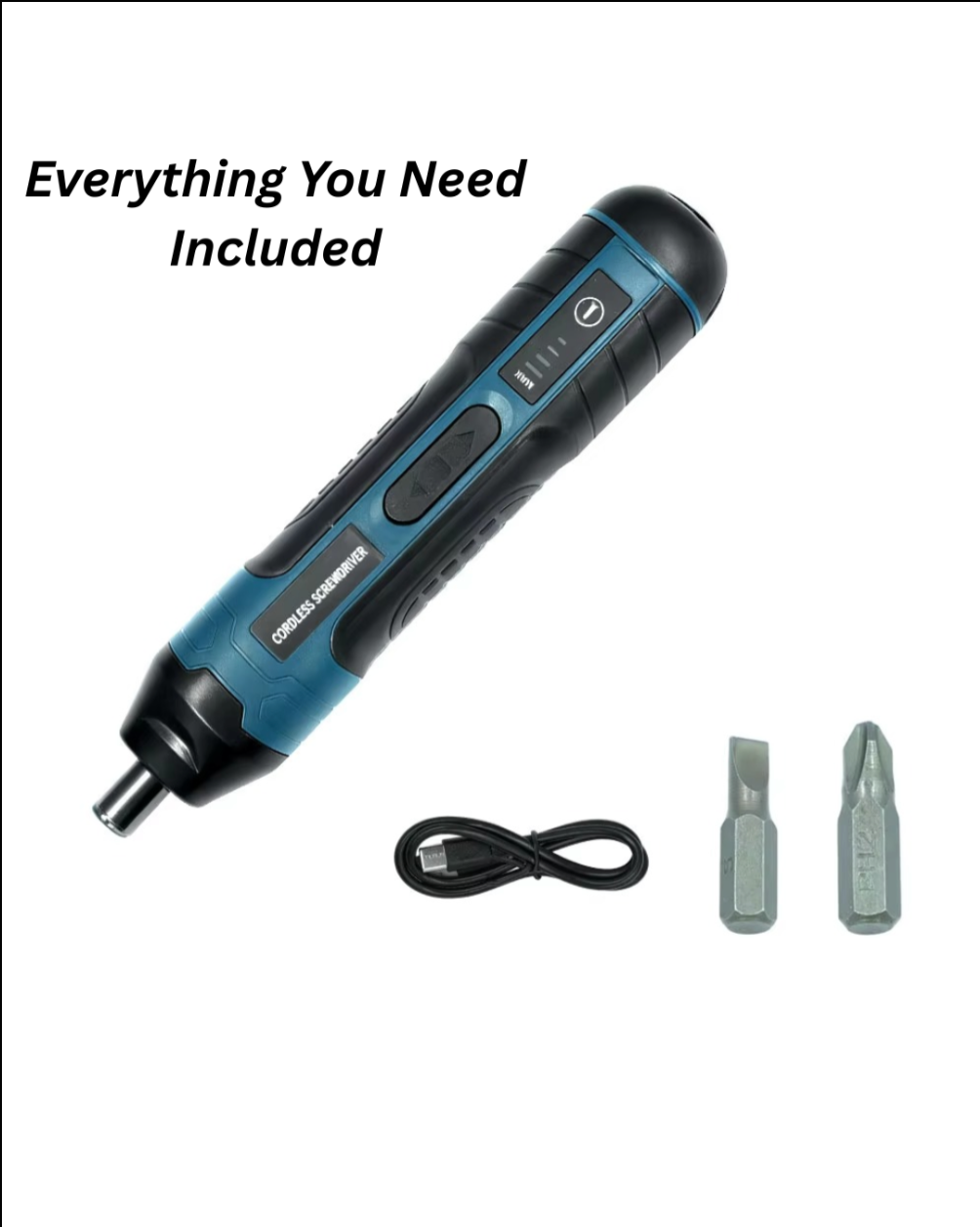 Rechargeable Cordless Screwdriver Kit For DIY & Home Repairs