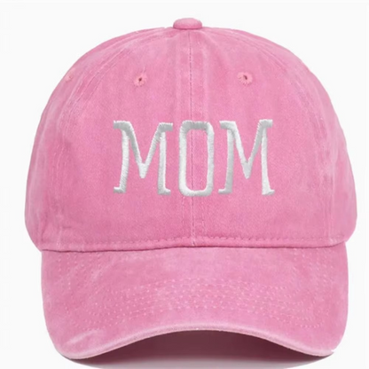 Matching MOM & DAD Snapback Hats Gift Set